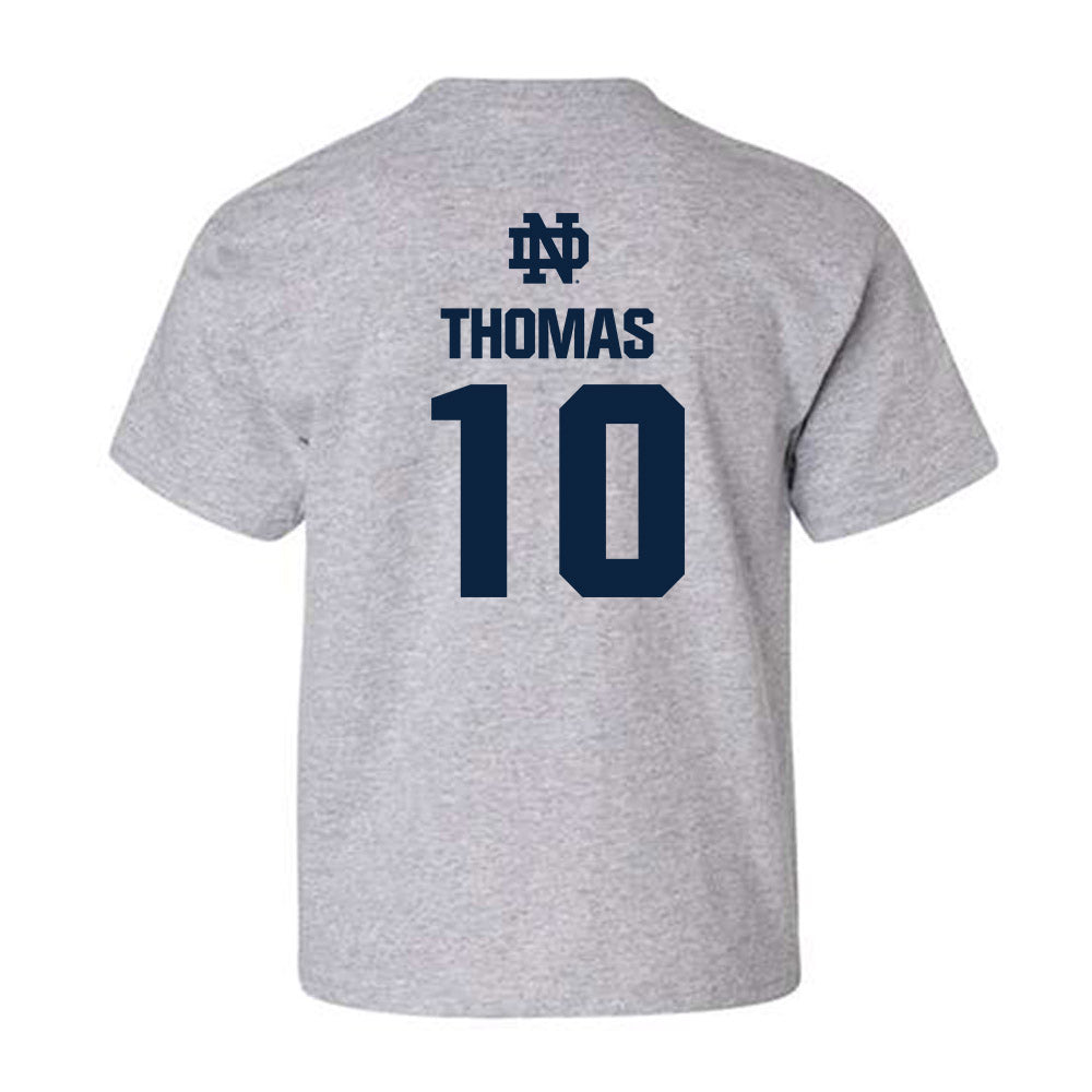 Notre Dame - NCAA Football : Loghan Thomas - Classic Fashion Shersey Youth T-Shirt-1