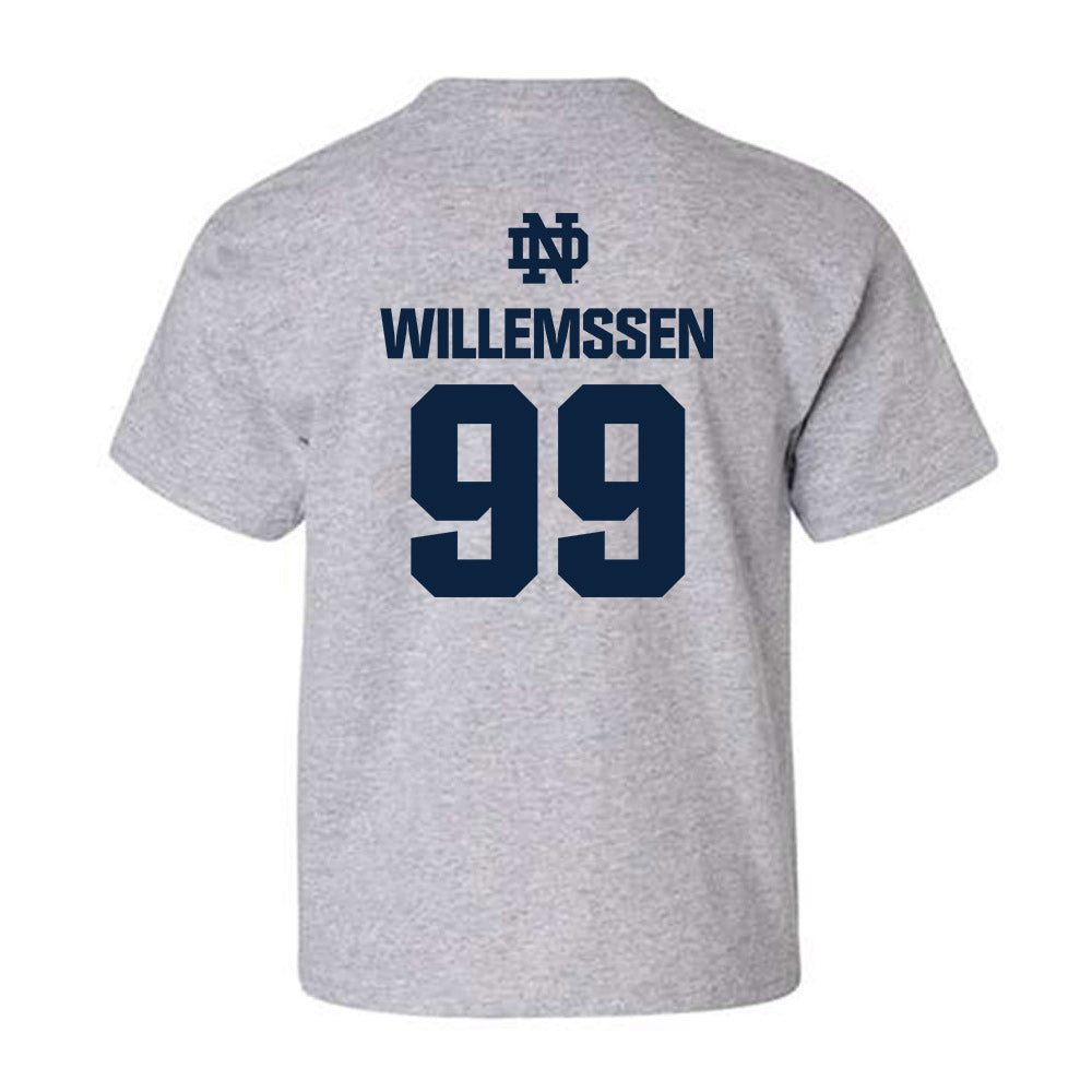 Notre Dame - NCAA Softball : Christina Willemssen - Classic Fashion Shersey Youth T-Shirt-1