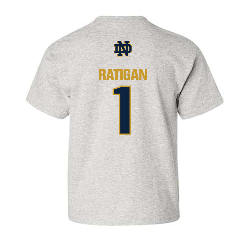 Notre Dame - NCAA Women's Basketball : Kelly Ratigan - Classic Fashion Shersey Youth T-Shirt-1