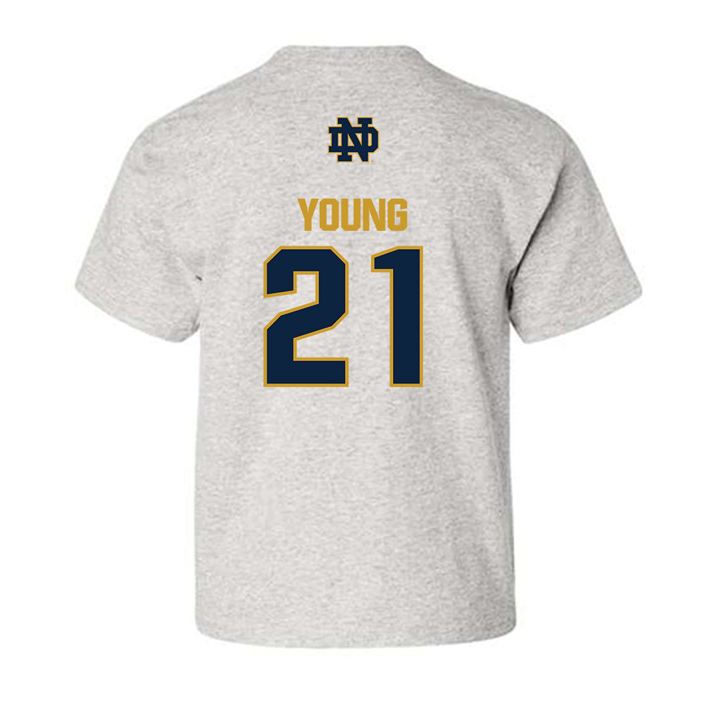 Notre Dame - NCAA Football : Kedren Young - Classic Fashion Shersey Youth T-Shirt-1