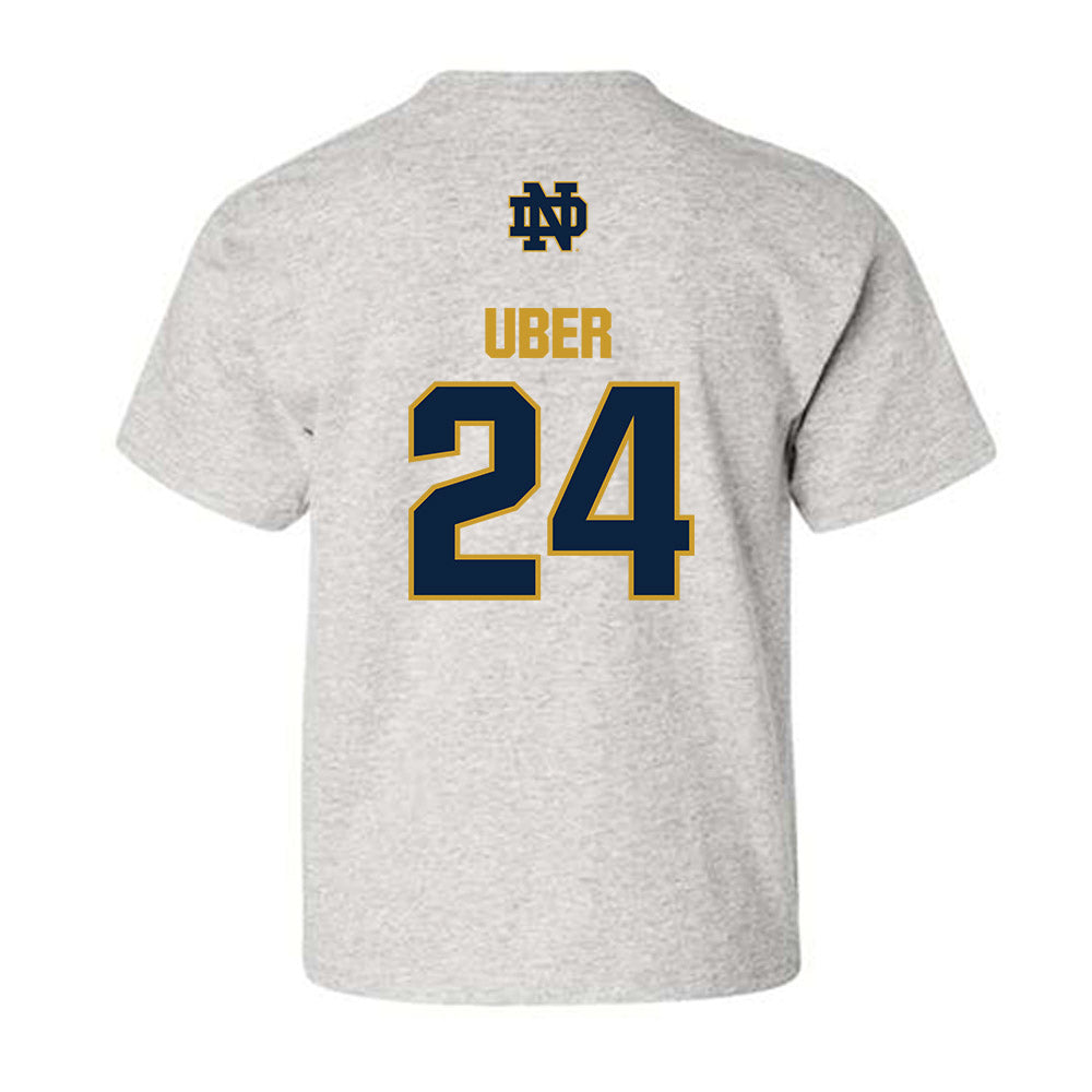 Notre Dame - NCAA Baseball : Ty Uber - Classic Fashion Shersey Youth T-Shirt-1