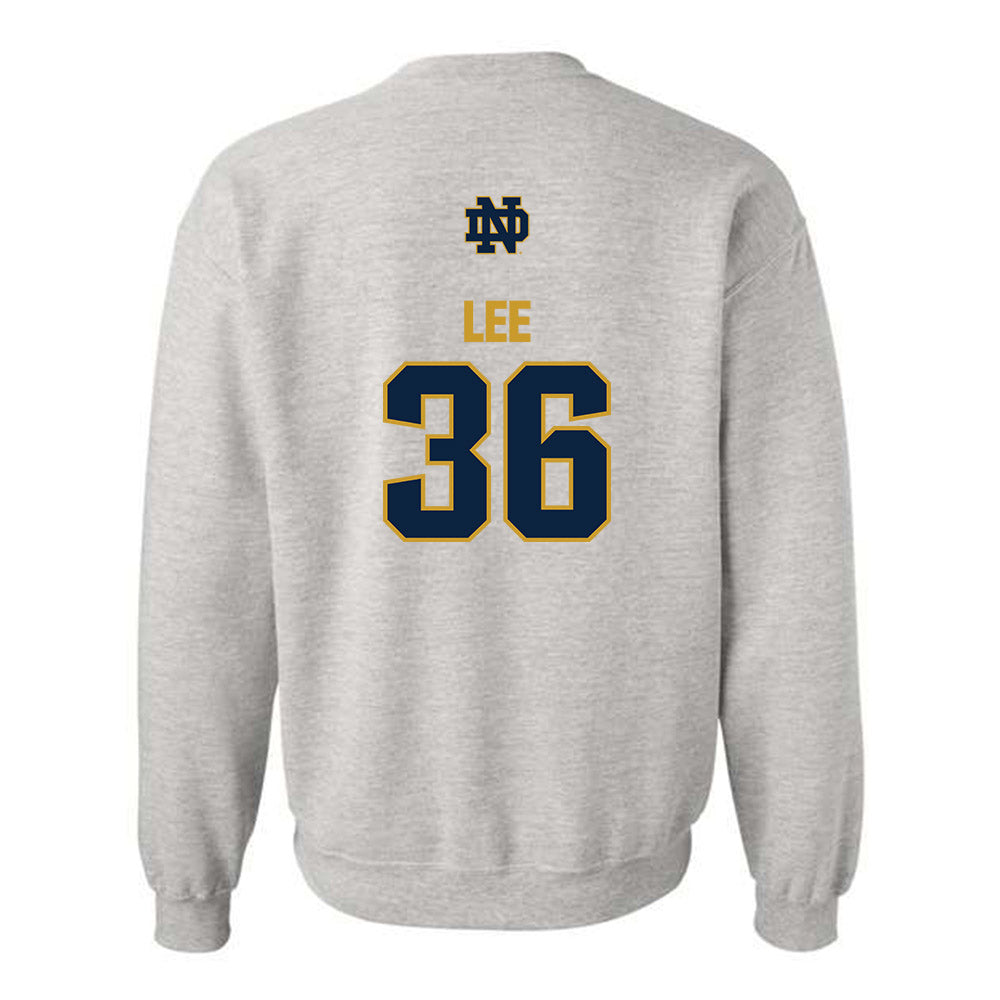 Notre Dame - NCAA Baseball : Oisin Lee - Classic Fashion Shersey Crewneck Sweatshirt