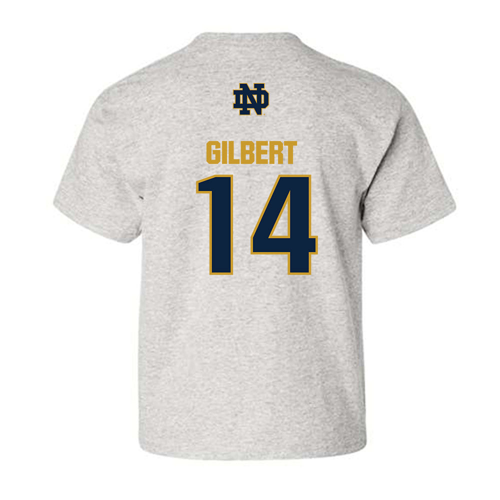 Notre Dame - NCAA Football : Micah Gilbert - Classic Fashion Shersey Youth T-Shirt-1