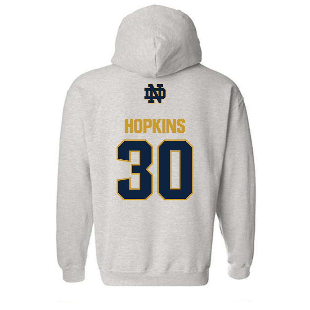 Notre Dame - NCAA Women's Lacrosse : Brooke Hopkins - Classic Fashion Shersey Hooded Sweatshirt-1