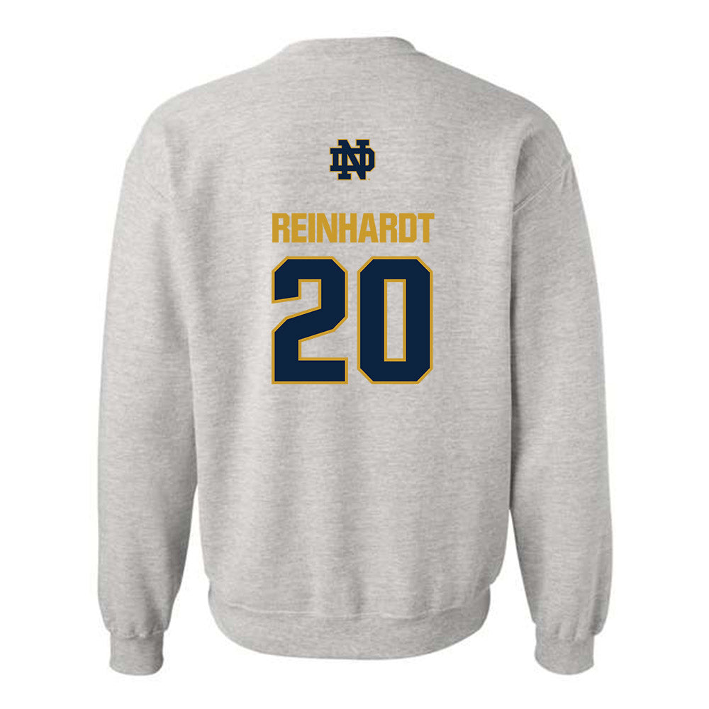 Notre Dame - NCAA Men's Lacrosse : Chris Reinhardt - Classic Fashion Shersey Crewneck Sweatshirt-1