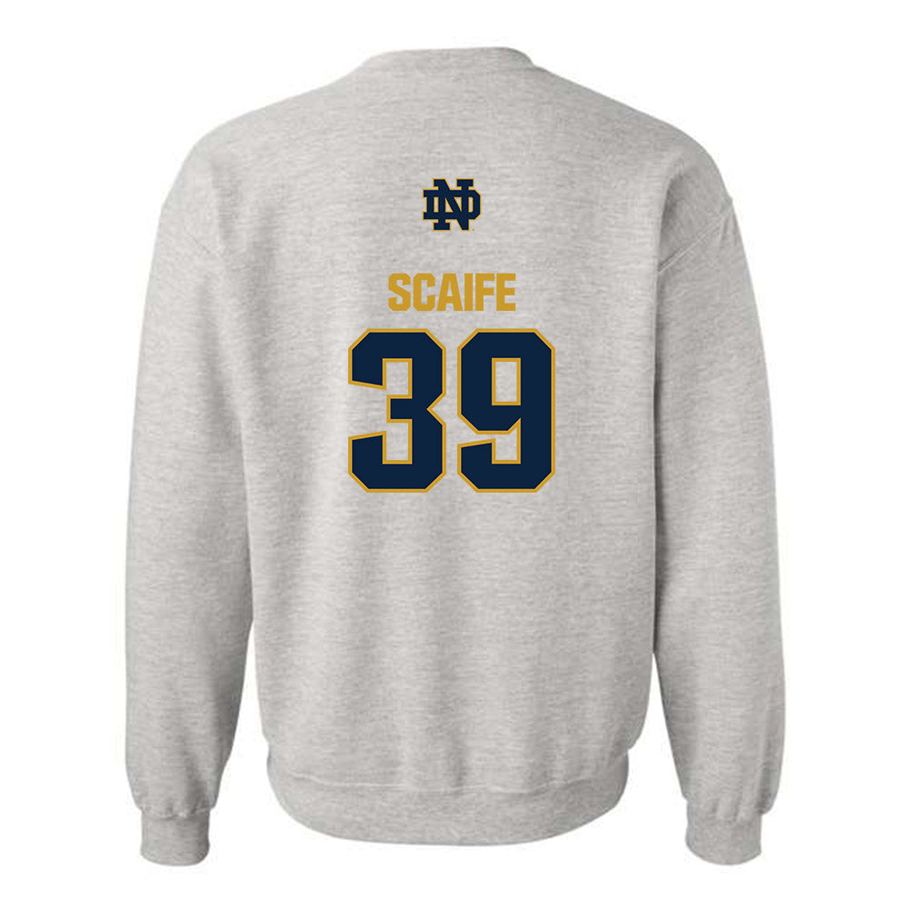 Notre Dame - NCAA Football : Jasper Scaife - Classic Fashion Shersey Crewneck Sweatshirt-1