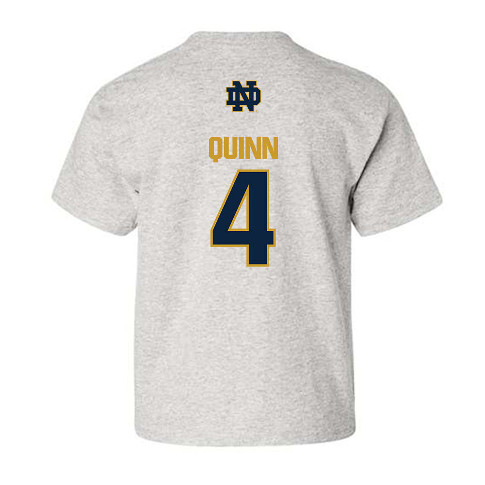 Notre Dame - NCAA Men's Ice Hockey : Michael Quinn - Classic Fashion Shersey Youth T-Shirt-1