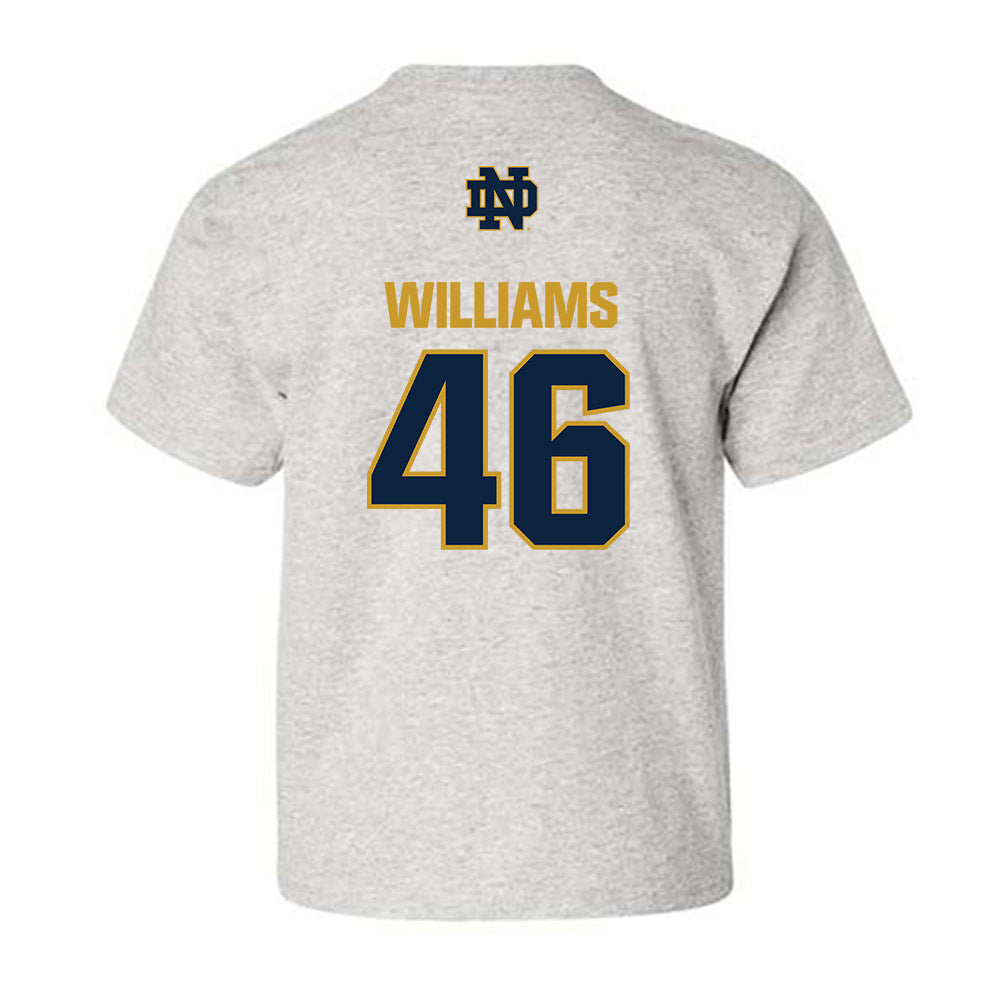 Notre Dame - NCAA Football : Matt Williams - Classic Fashion Shersey Youth T-Shirt-1