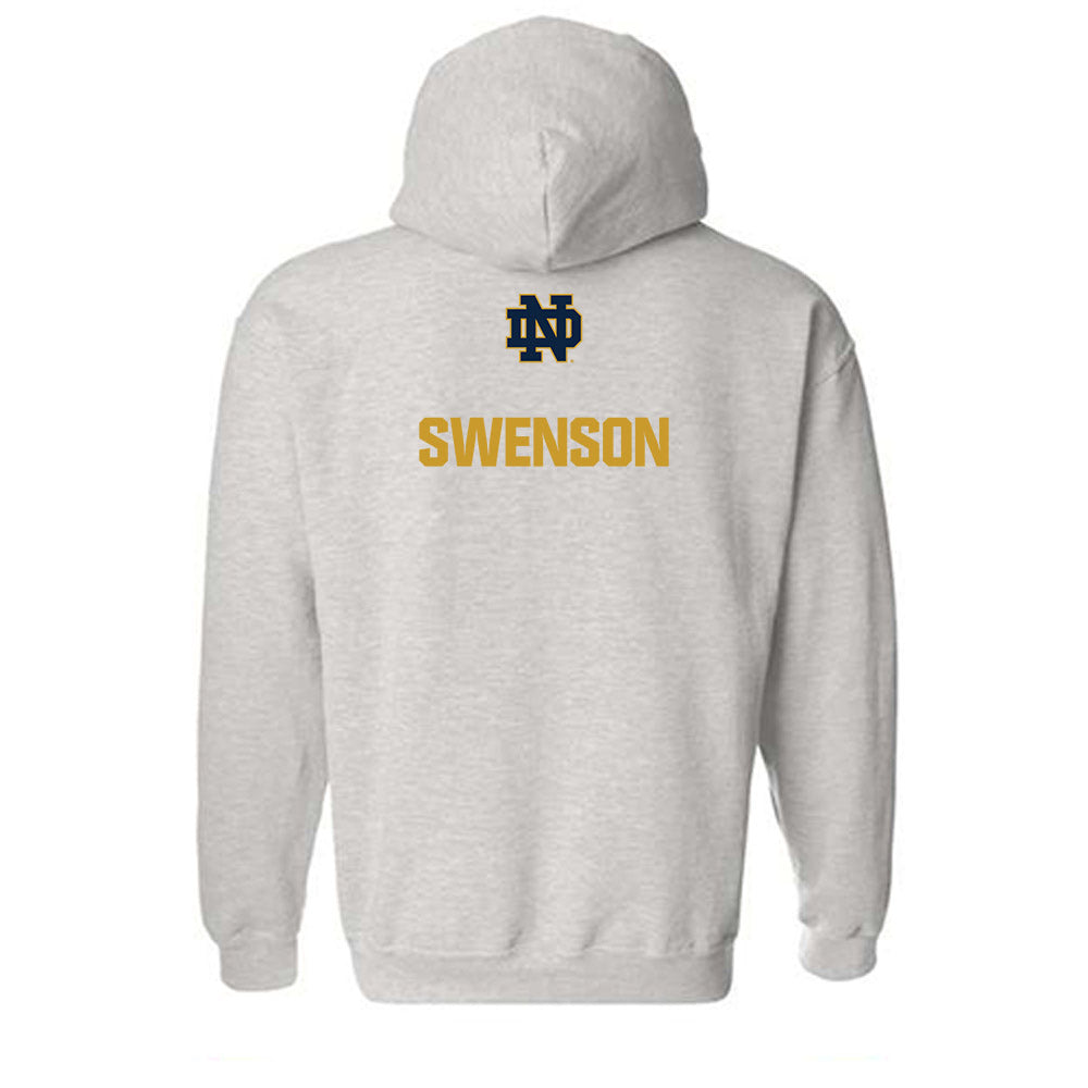 Notre Dame - NCAA Women's Fencing : Nikita Swenson - Classic Fashion Shersey Hooded Sweatshirt-1