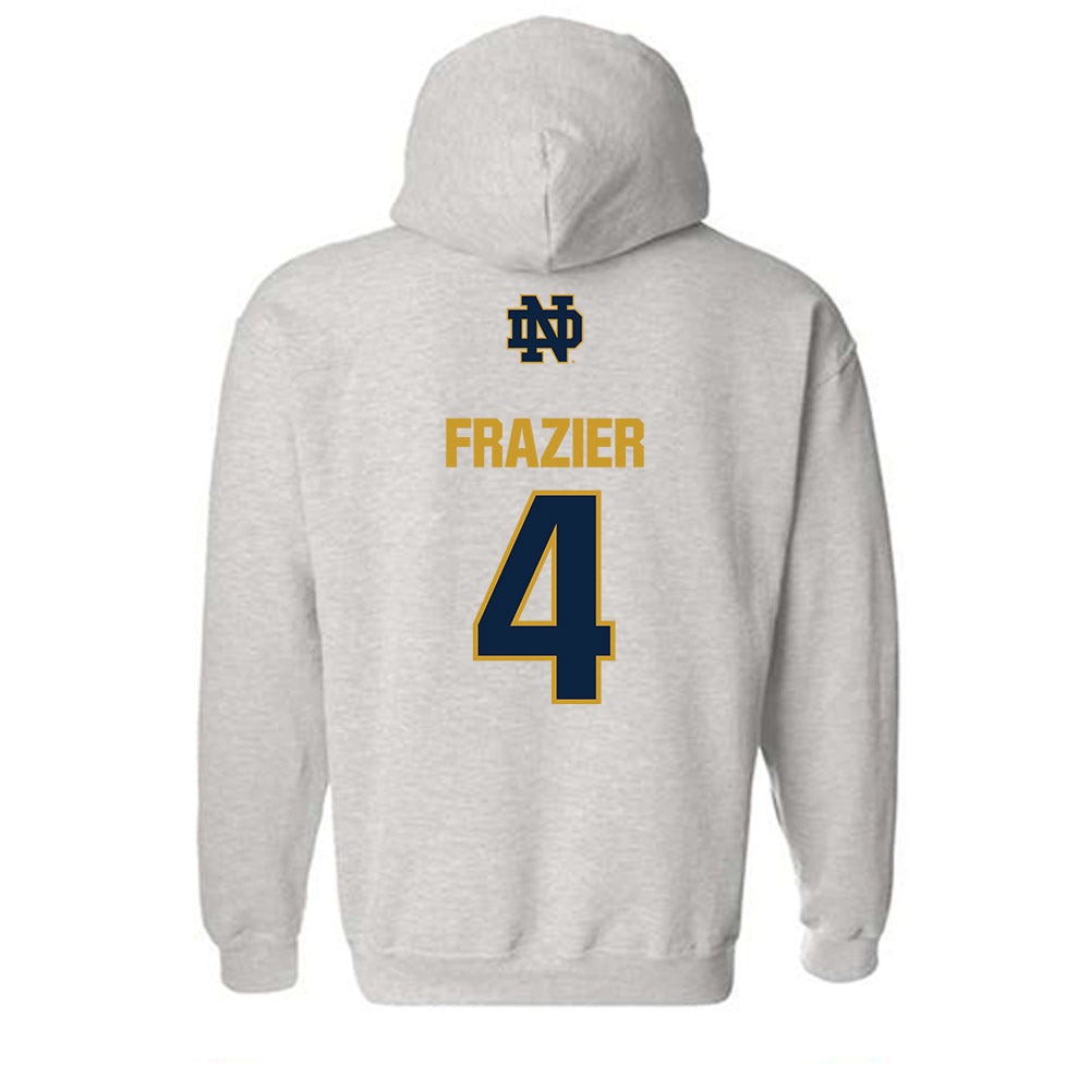 Notre Dame - NCAA Football : Bubba Frazier - Classic Fashion Shersey Hooded Sweatshirt-1
