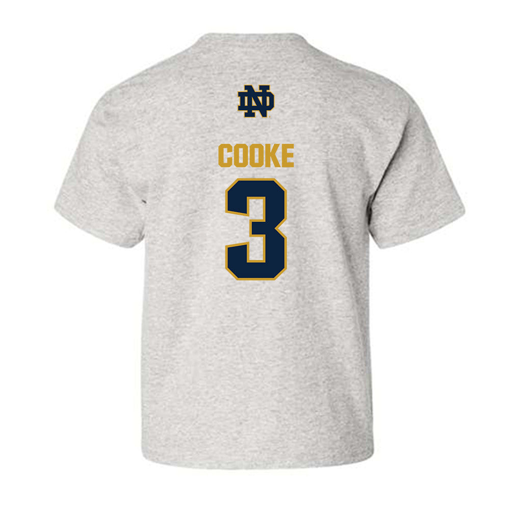 Notre Dame - NCAA Men's Lacrosse : Declan Cooke - Classic Fashion Shersey Youth T-Shirt-1