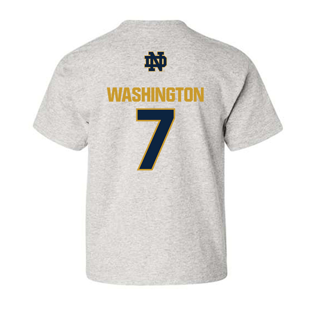 Notre Dame - NCAA Football : Tyrus Washington - Classic Fashion Shersey Youth T-Shirt-1