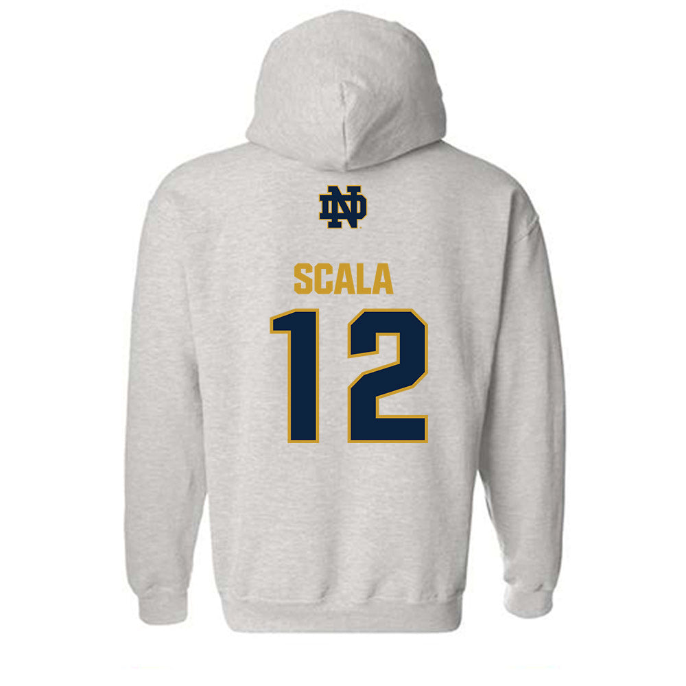 Notre Dame - NCAA Men's Soccer : Ethan Scala - Classic Fashion Shersey Hooded Sweatshirt-1