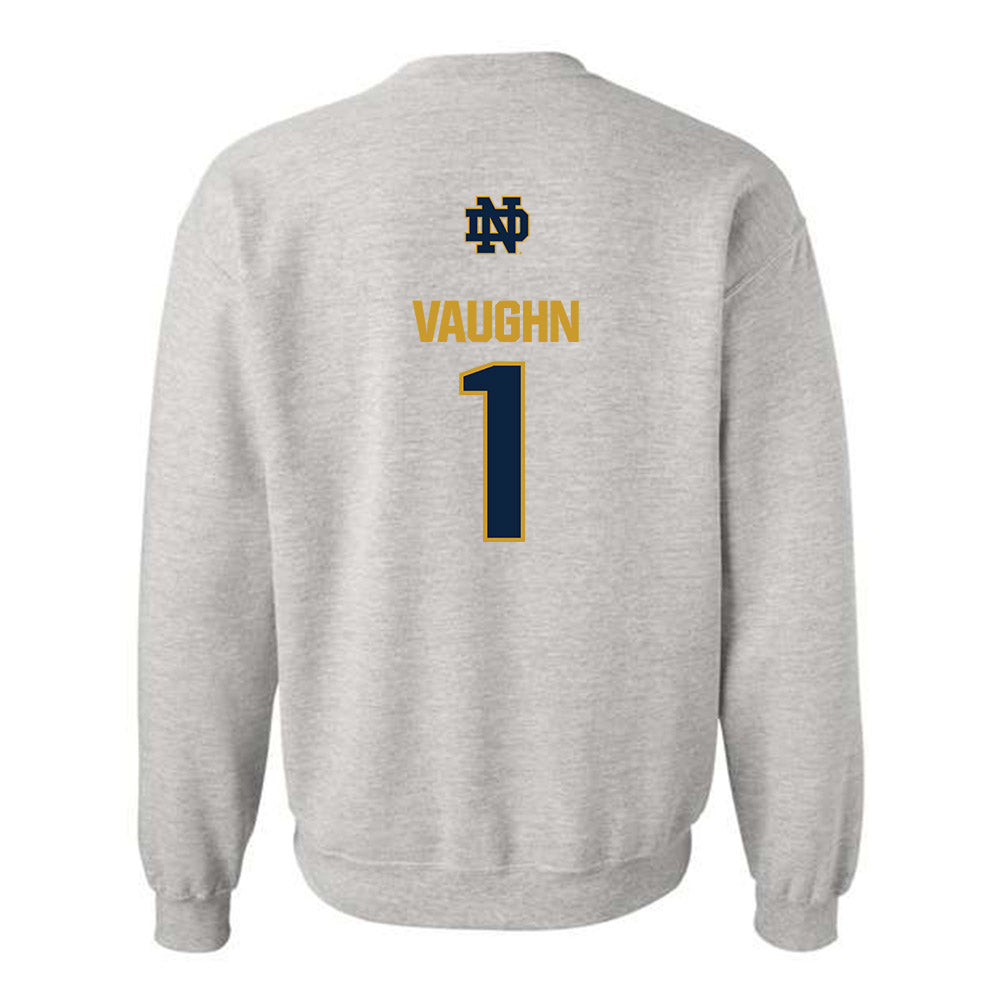 Notre Dame - NCAA Women's Volleyball : Hailie Vaughn - Classic Fashion Shersey Crewneck Sweatshirt-1