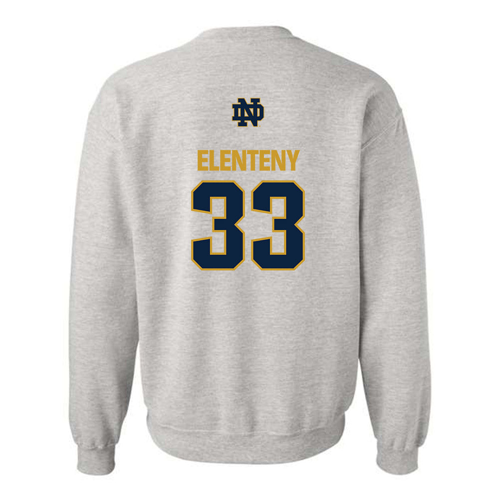 Notre Dame - NCAA Baseball : Connor Elenteny - Classic Fashion Shersey Crewneck Sweatshirt-1
