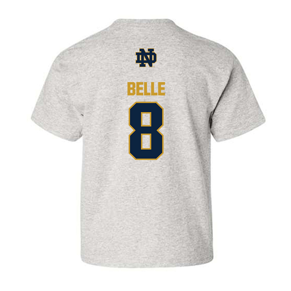 Notre Dame - NCAA Men's Ice Hockey : William Belle - Classic Fashion Shersey Youth T-Shirt-1