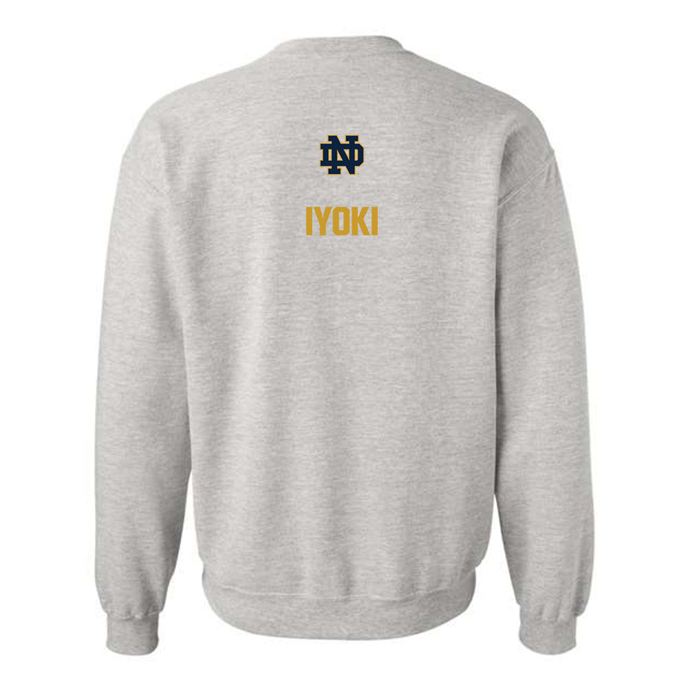 Notre Dame - NCAA Men's Fencing : Kent Iyoki - Classic Fashion Shersey Crewneck Sweatshirt-1