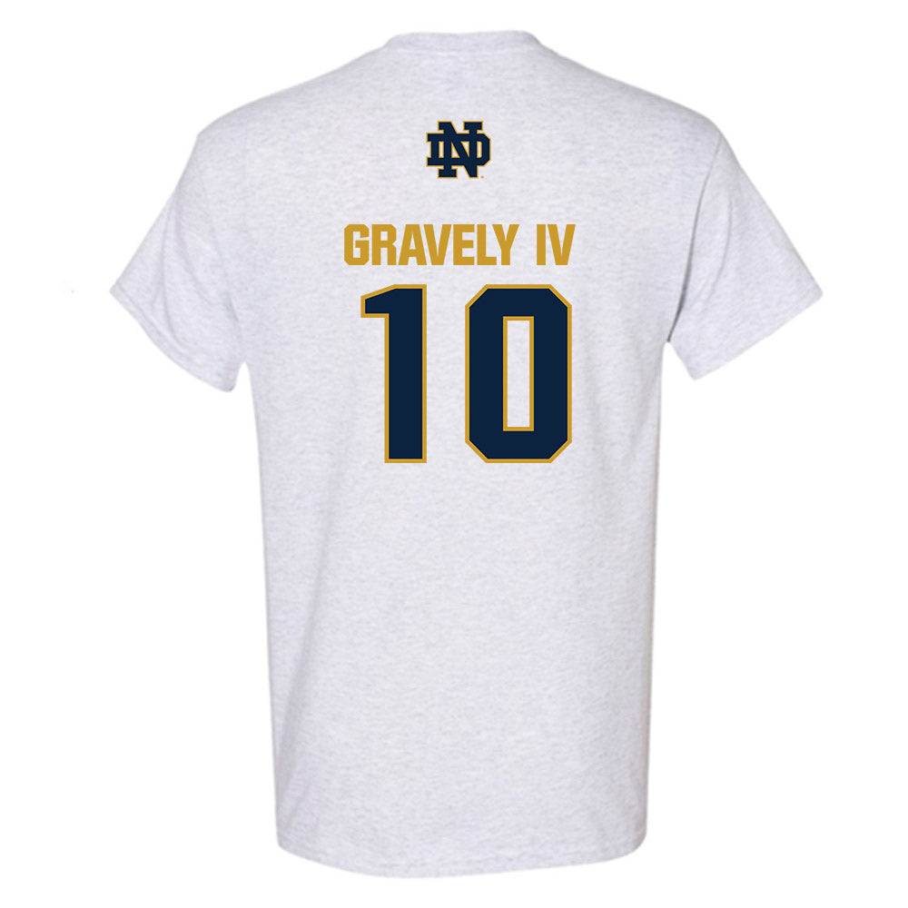 Notre Dame - NCAA Baseball : Warren Gravely IV - Classic Fashion Shersey T-Shirt-1