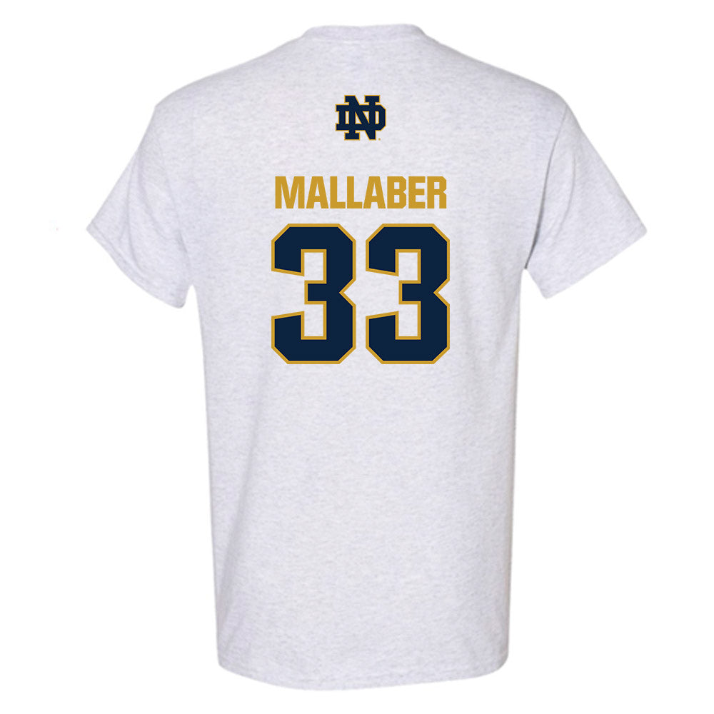 Notre Dame - NCAA Women's Lacrosse : Katie Mallaber - Classic Fashion Shersey T-Shirt-1