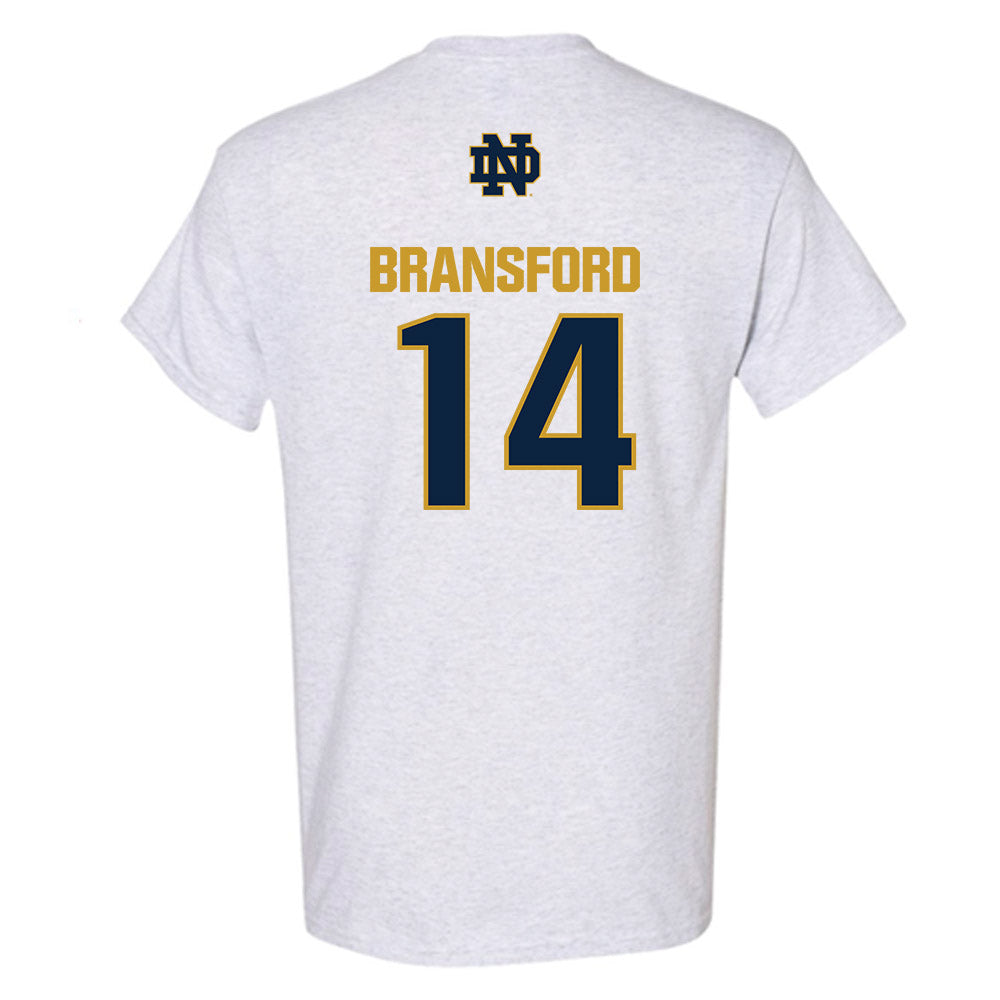 Notre Dame - NCAA Women's Basketball : Kk Bransford - Classic Fashion Shersey T-Shirt-1