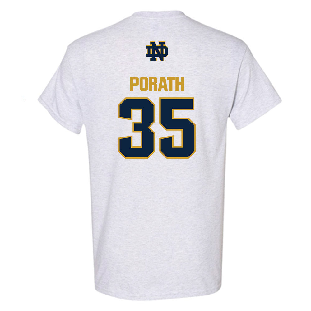 Notre Dame - NCAA Football : Spencer Porath - Classic Fashion Shersey T-Shirt-1