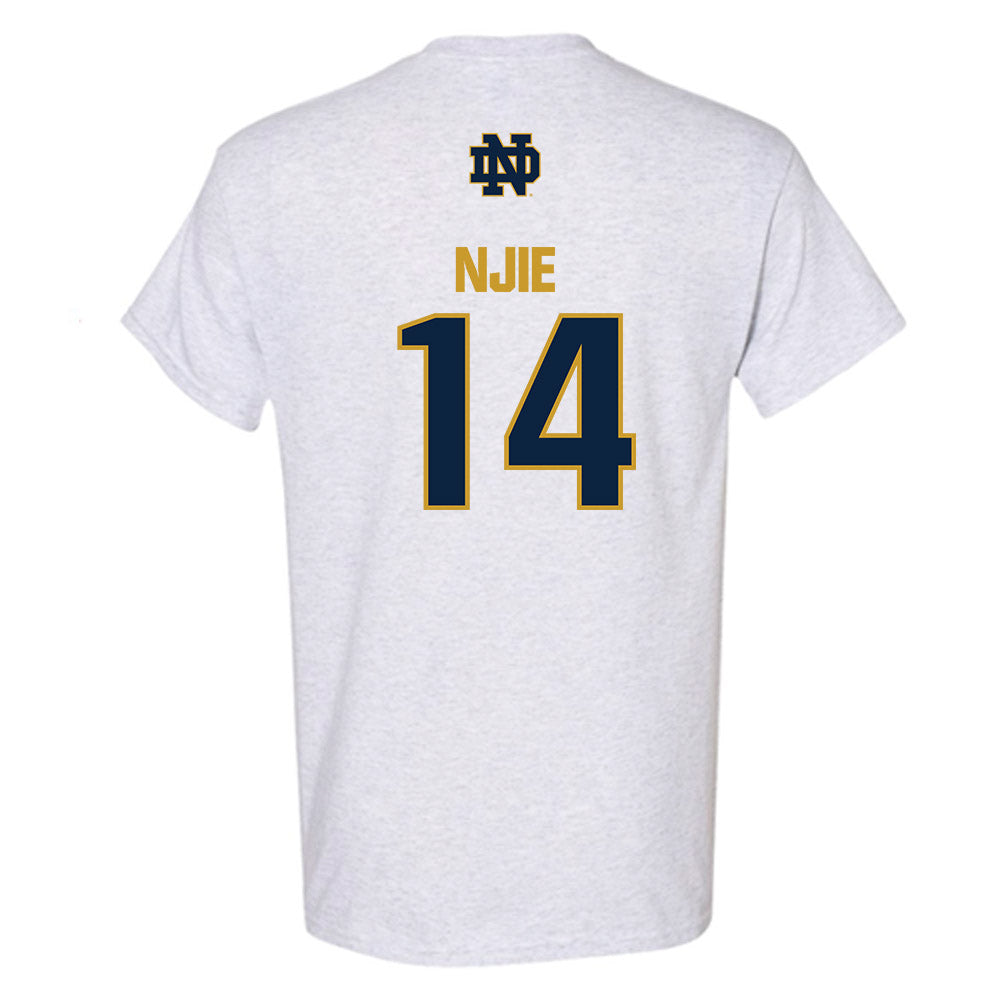 Notre Dame - NCAA Men's Basketball : Kebba Njie - Classic Fashion Shersey T-Shirt-1
