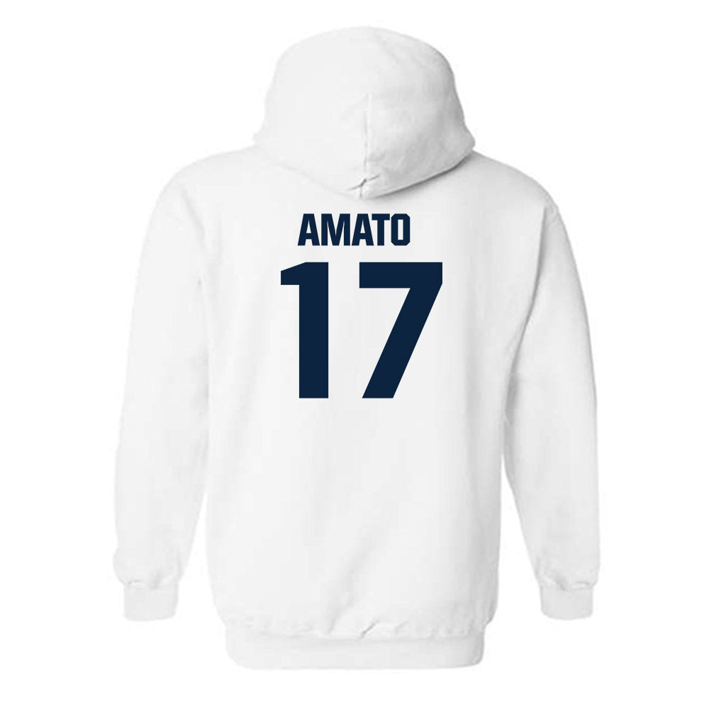 Notre Dame - NCAA Women's Lacrosse : Ellie Amato - Classic Fashion Shersey Hooded Sweatshirt-1