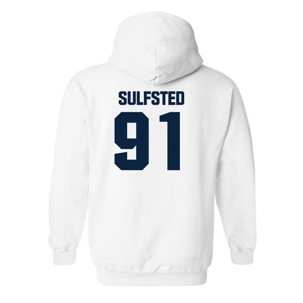 Notre Dame - NCAA Football : Gordy Sulfsted - Classic Fashion Shersey Hooded Sweatshirt-1