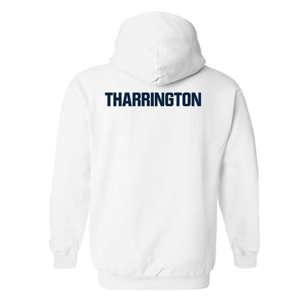 Notre Dame - NCAA Men's Swimming & Diving : Owen Tharrington - Classic Fashion Shersey Hooded Sweatshirt-1
