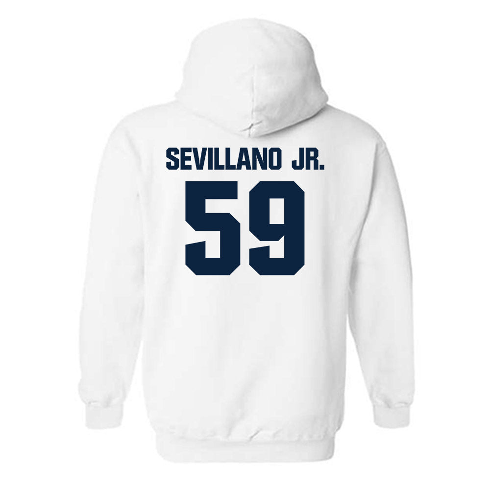 Notre Dame - NCAA Football : Sean Sevillano Jr. - Classic Fashion Shersey Hooded Sweatshirt-1