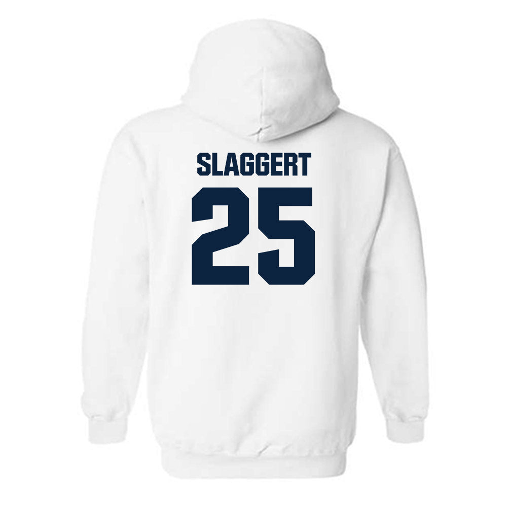 Notre Dame - NCAA Men's Ice Hockey : Carter Slaggert - Classic Fashion Shersey Hooded Sweatshirt-1