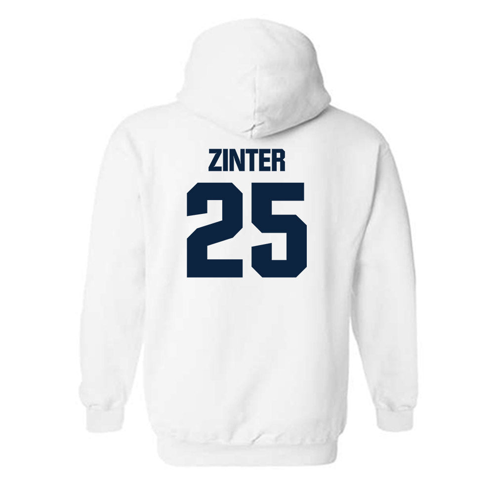 Notre Dame - NCAA Football : Preston Zinter - Classic Fashion Shersey Hooded Sweatshirt-1