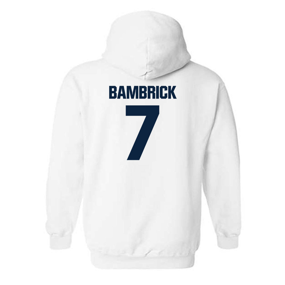Notre Dame - NCAA Men's Lacrosse : Joey Bambrick - Classic Fashion Shersey Hooded Sweatshirt-1