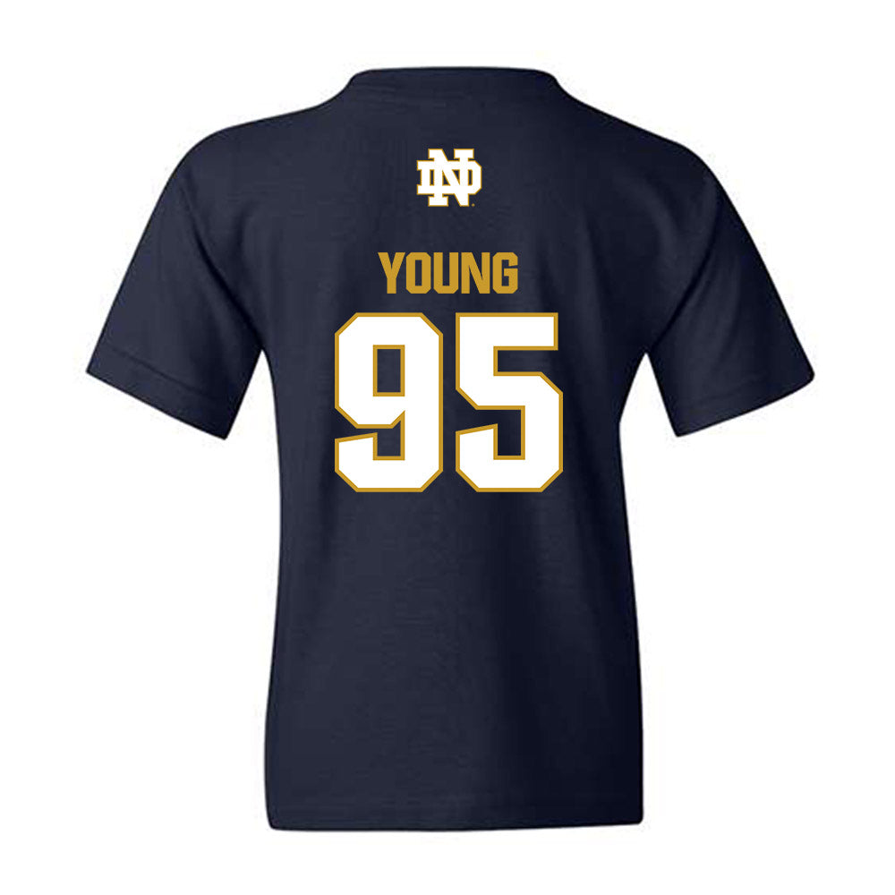 Notre Dame - NCAA Football : Bryce Young - Classic Fashion Shersey Youth T-Shirt-1