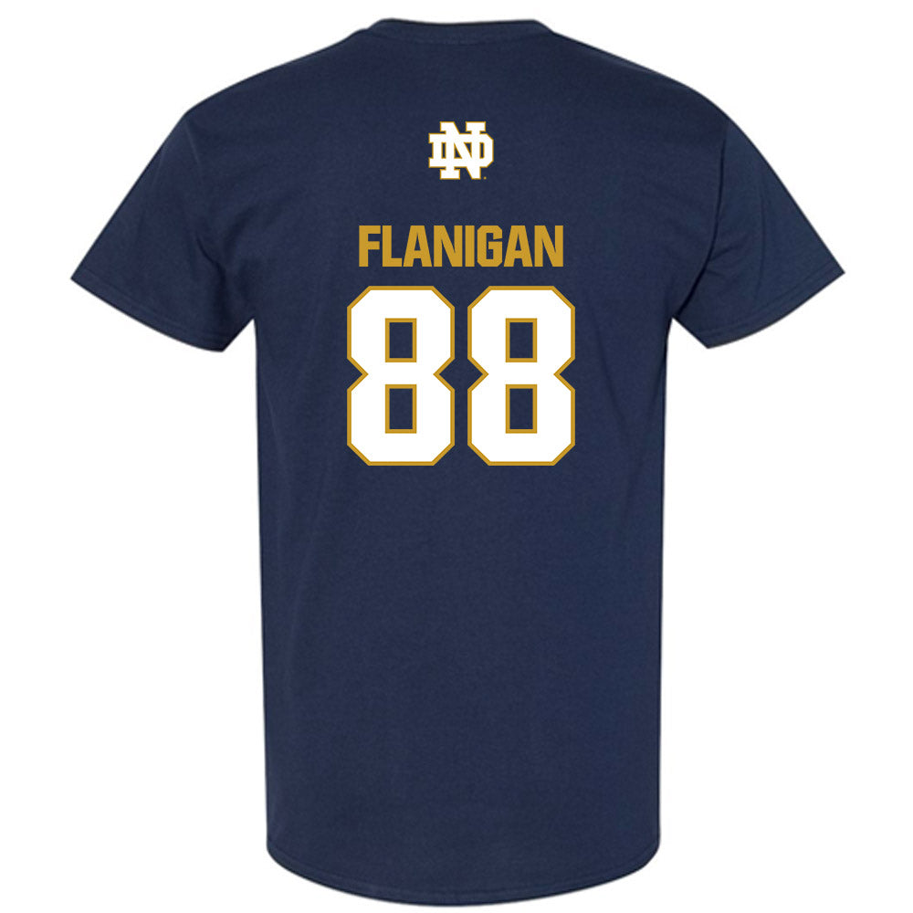 Notre Dame - NCAA Football : James Flanigan - Classic Fashion Shersey T-Shirt-1