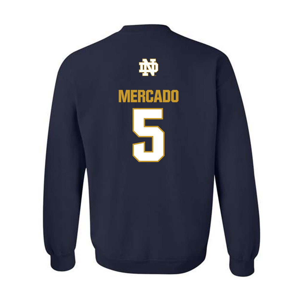 Notre Dame - NCAA Women's Volleyball : Carla Mercado - Classic Fashion Shersey Crewneck Sweatshirt-1