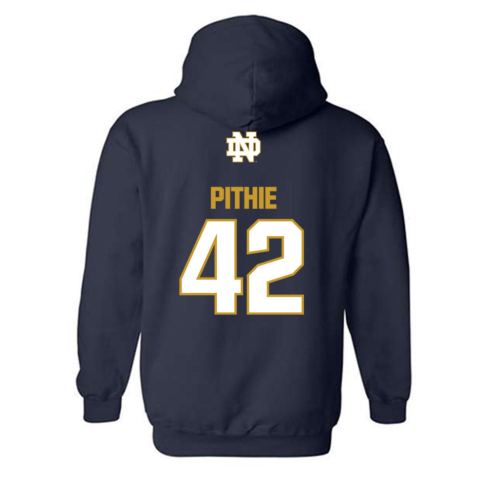 Notre Dame - NCAA Women's Lacrosse : Isabel Pithie - Classic Fashion Shersey Hooded Sweatshirt-1