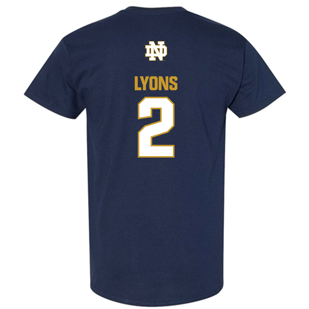 Notre Dame - NCAA Women's Lacrosse : Abigail Lyons - Classic Fashion Shersey T-Shirt-1