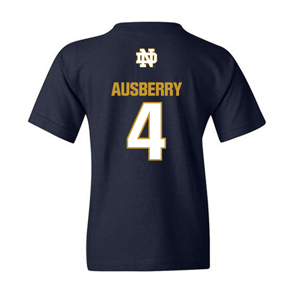 Notre Dame - NCAA Football : Jaiden Ausberry - Classic Fashion Shersey Youth T-Shirt-1