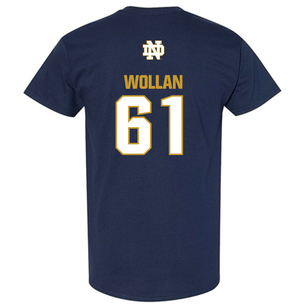 Notre Dame - NCAA Football : Robbie Wollan - Classic Fashion Shersey T-Shirt-1