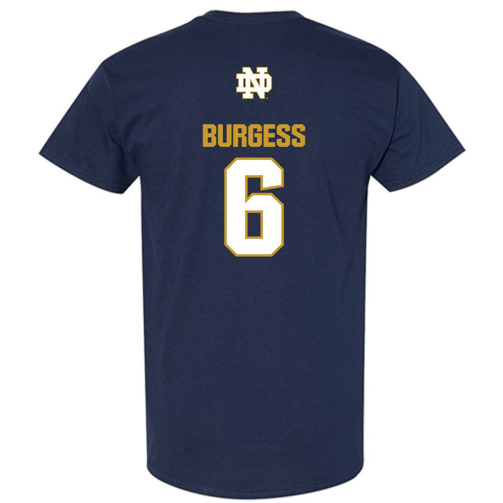 Notre Dame - NCAA Football : Christopher Burgess - Classic Fashion Shersey T-Shirt-1