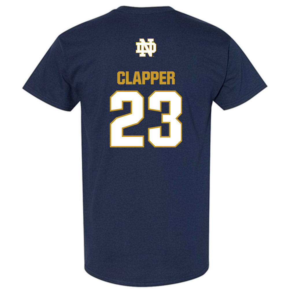 Notre Dame - NCAA Football : Jakobe Clapper - Classic Fashion Shersey T-Shirt-1