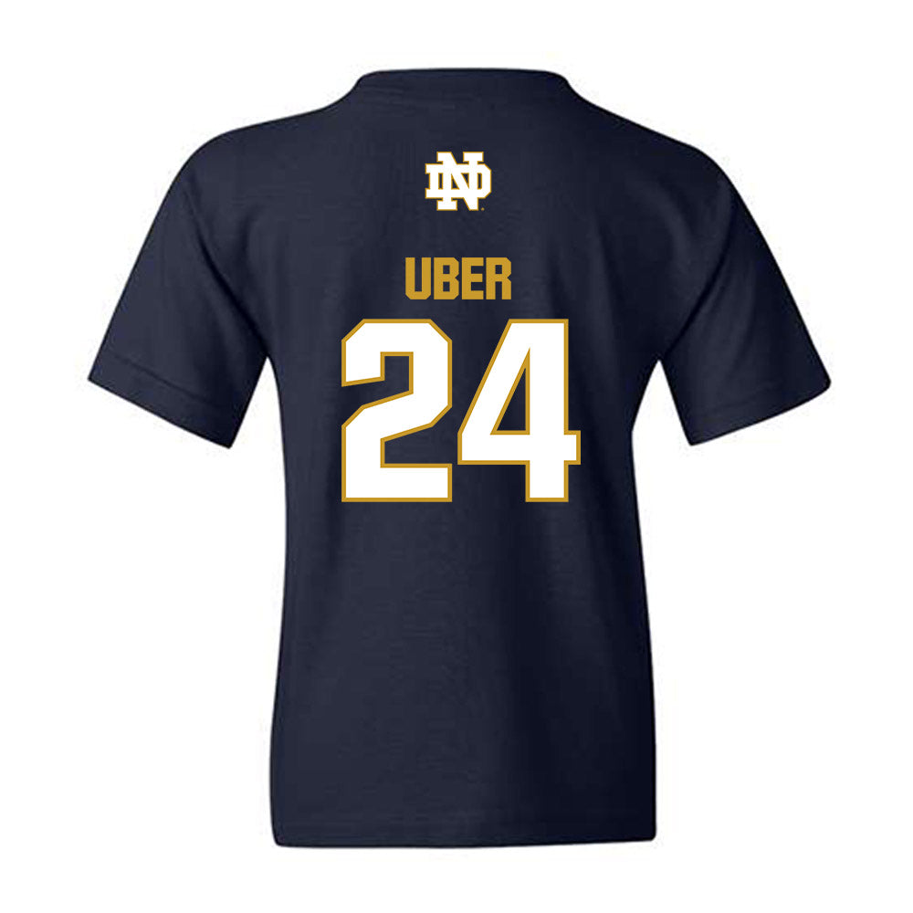 Notre Dame - NCAA Baseball : Ty Uber - Classic Fashion Shersey Youth T-Shirt-1