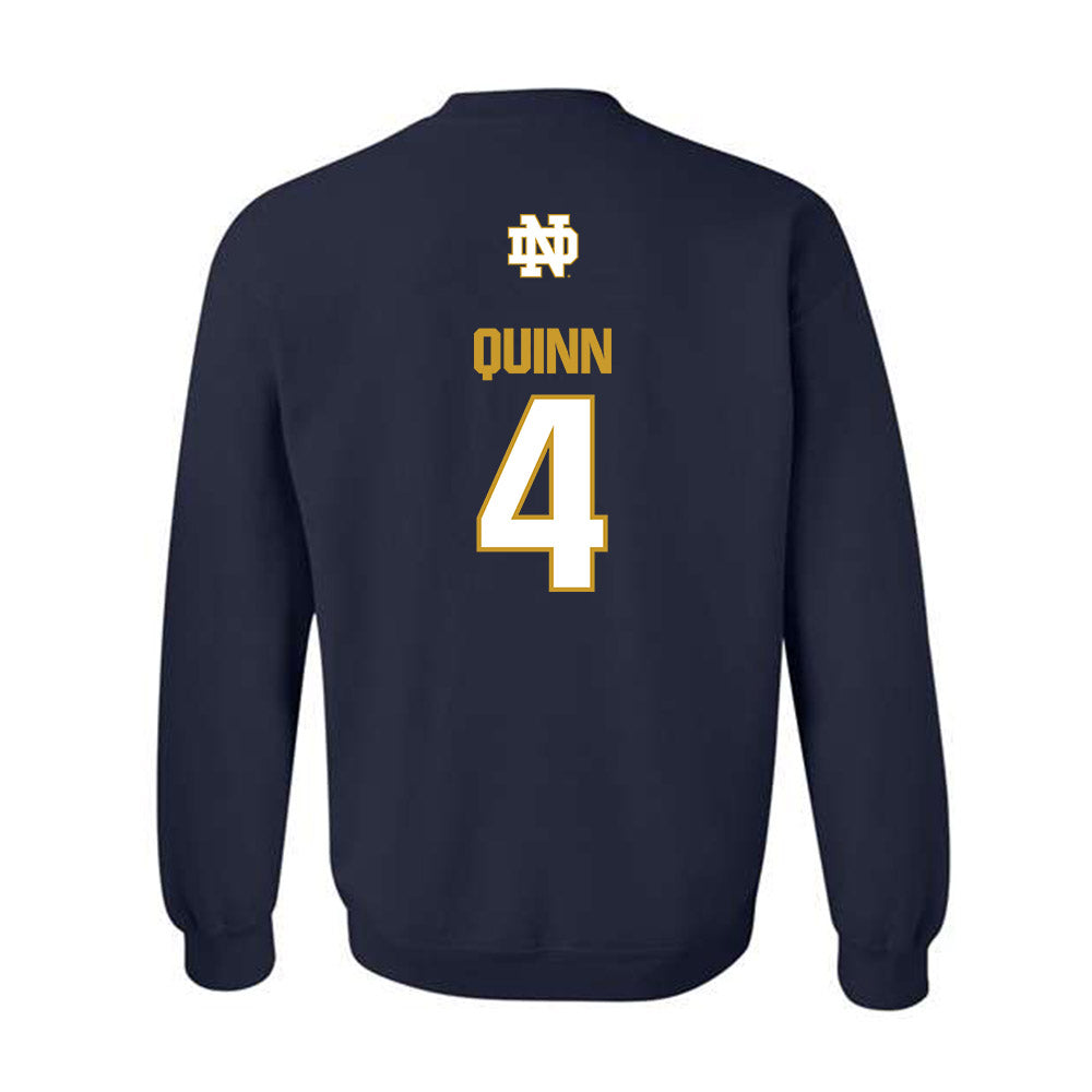 Notre Dame - NCAA Men's Ice Hockey : Michael Quinn - Classic Fashion Shersey Crewneck Sweatshirt-1