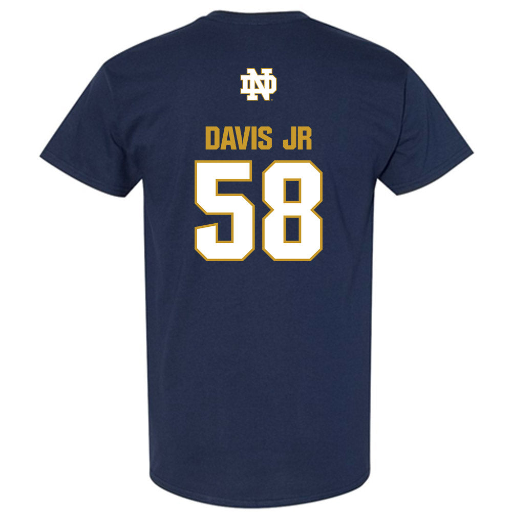 Notre Dame - NCAA Football : Thomas Davis Jr - Classic Fashion Shersey T-Shirt-1