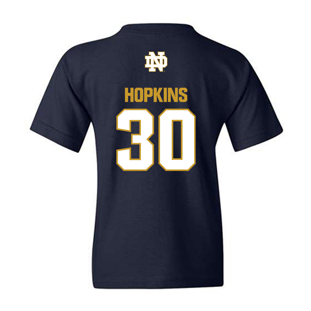 Notre Dame - NCAA Women's Lacrosse : Brooke Hopkins - Classic Fashion Shersey Youth T-Shirt-1