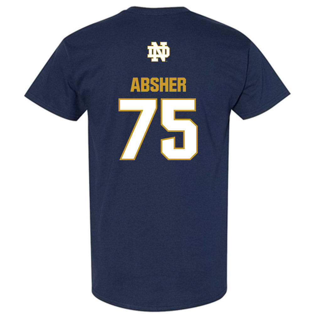 Notre Dame - NCAA Football : Sullivan Absher - Classic Fashion Shersey T-Shirt-1