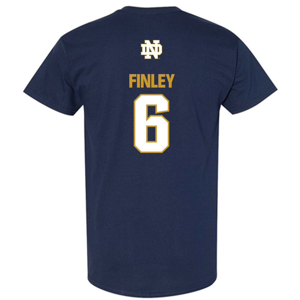 Notre Dame - NCAA Men's Lacrosse : Fisher Finley - Classic Fashion Shersey T-Shirt-1