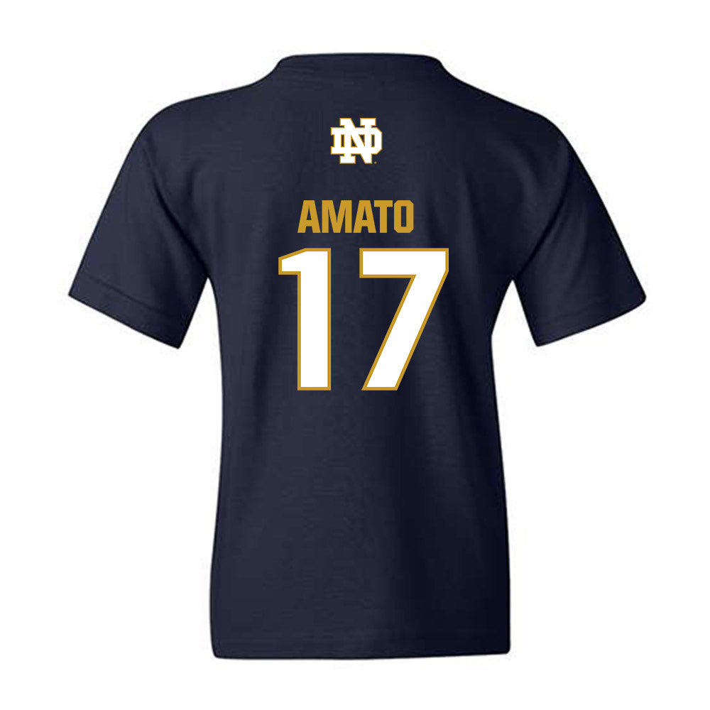 Notre Dame - NCAA Women's Lacrosse : Ellie Amato - Classic Fashion Shersey Youth T-Shirt-1