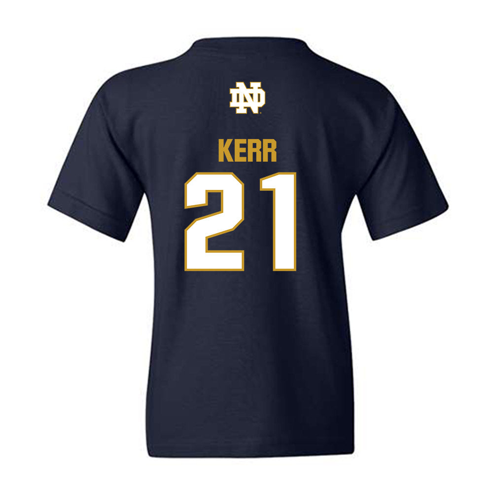 Notre Dame - NCAA Men's Ice Hockey : Jaedon Kerr - Classic Fashion Shersey Youth T-Shirt-1